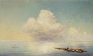 穏やかな海の雲 1877 ロマンチックなイワン・アイヴァゾフスキー ロシア Oil Paintings